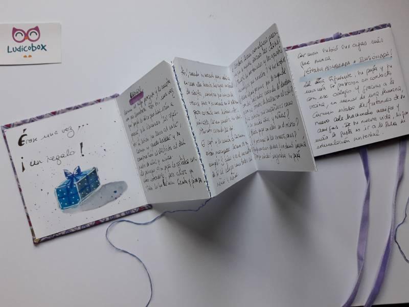 libro de artista con cuento 1