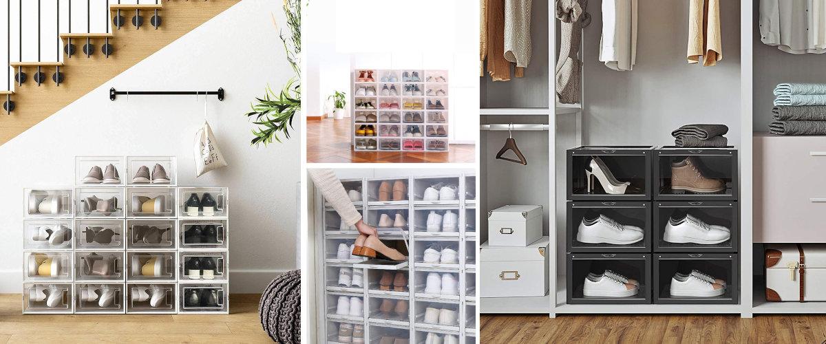 Organizador de cajas para zapatos