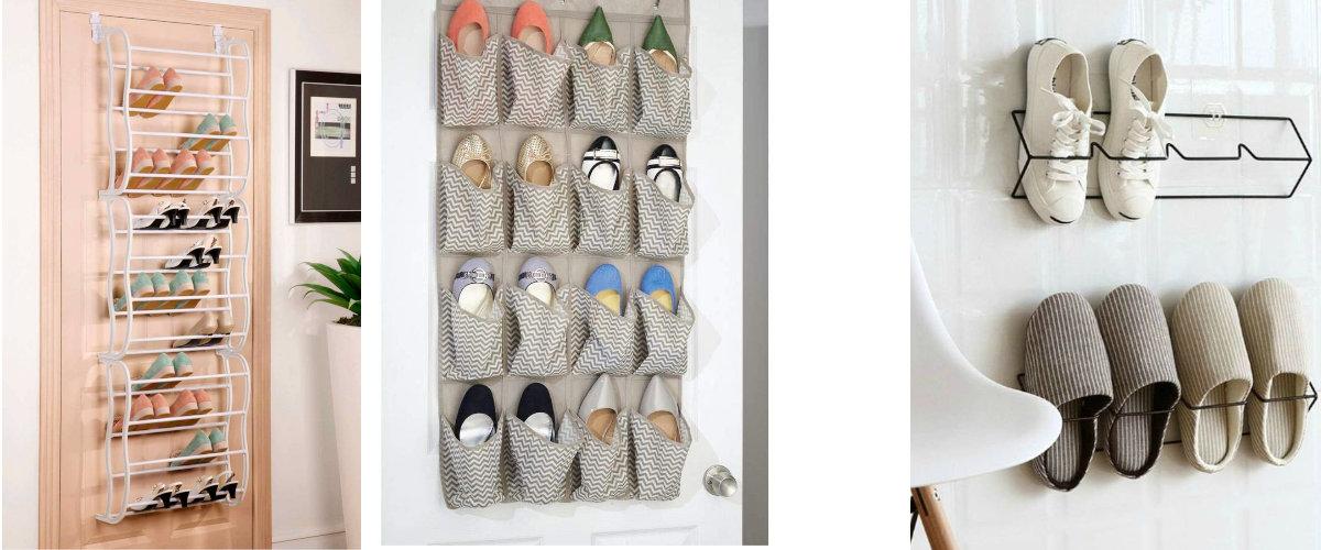 Organizador de puerta para zapatos
