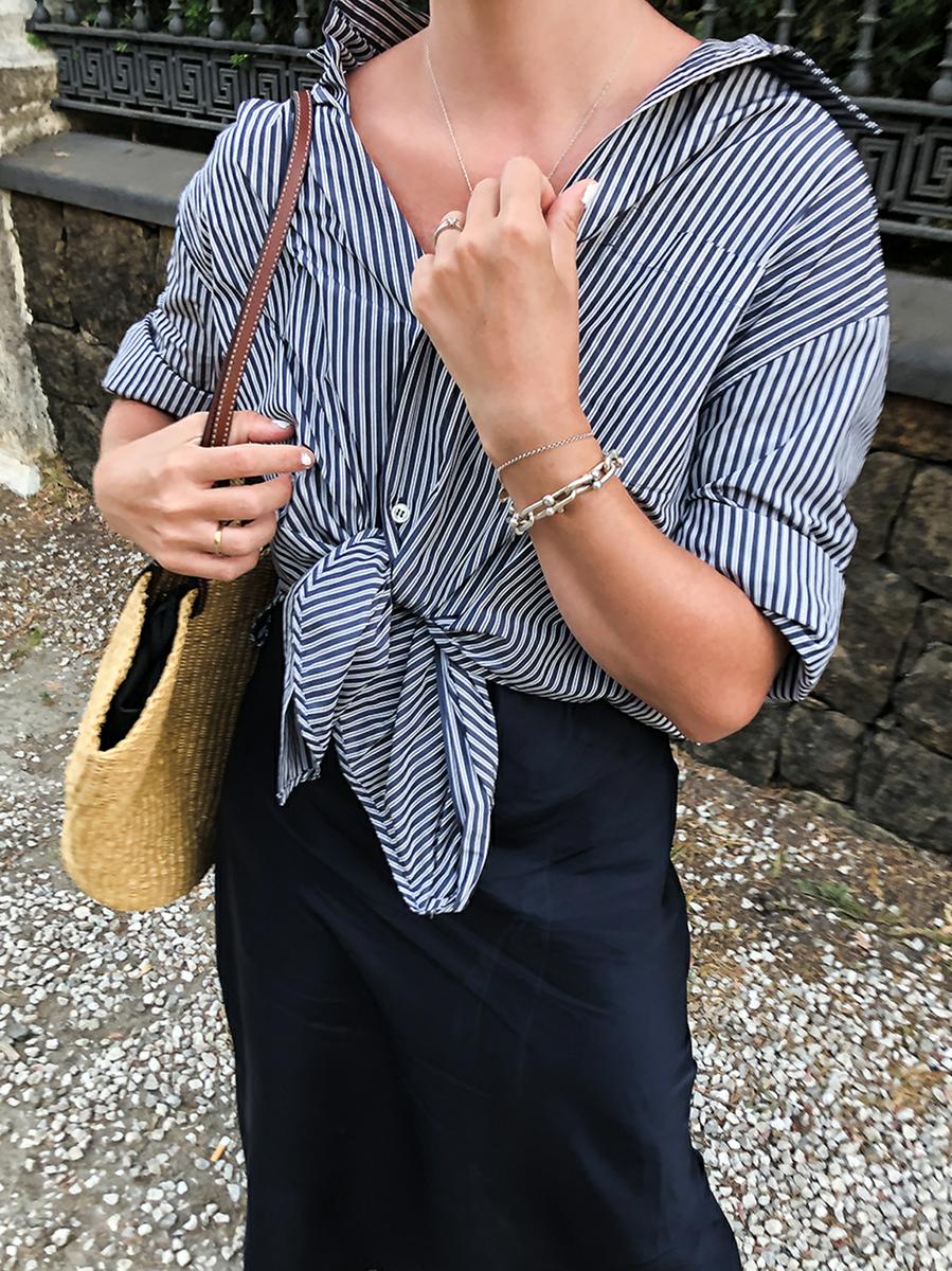 Trini | Balenciaga shirt Organic by John Patrick dress