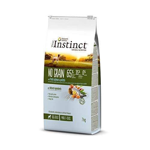True Instinct No Grain Mini Adult - Pienso sin Cereales para Perros Adultos de Razas pequeñas con salmón - 7 kg