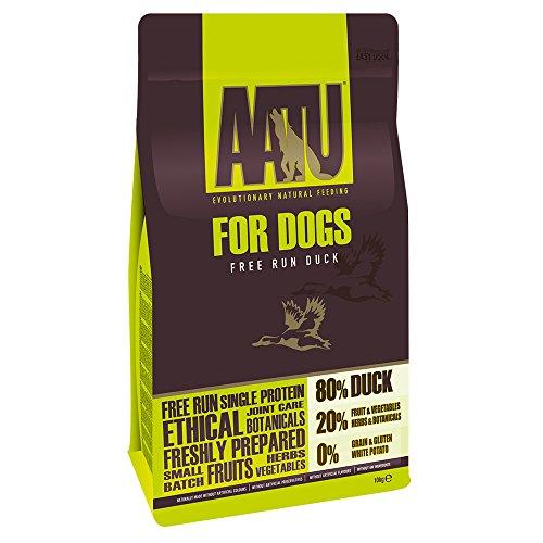 AATU 80/20 Comida Seca para perro, Pato, Alto en proteínas, Receta libre de cereales, Sin ingredientes artificiales, 10 kg