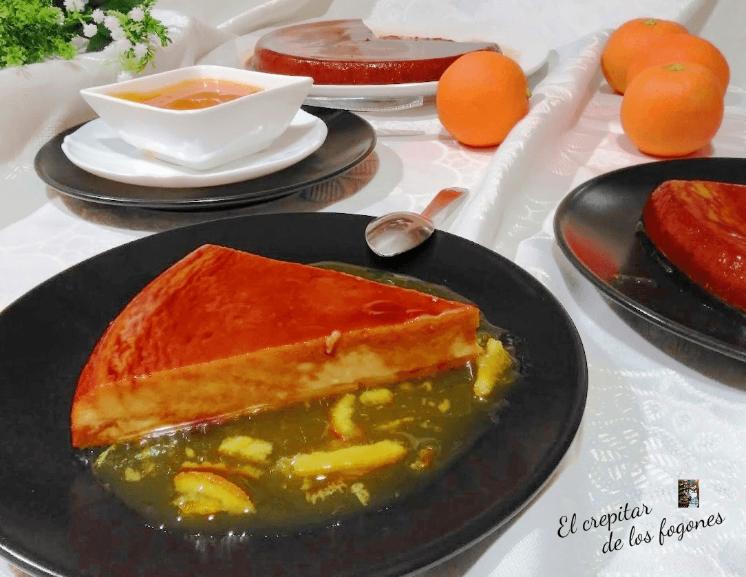 flan de turrón blando