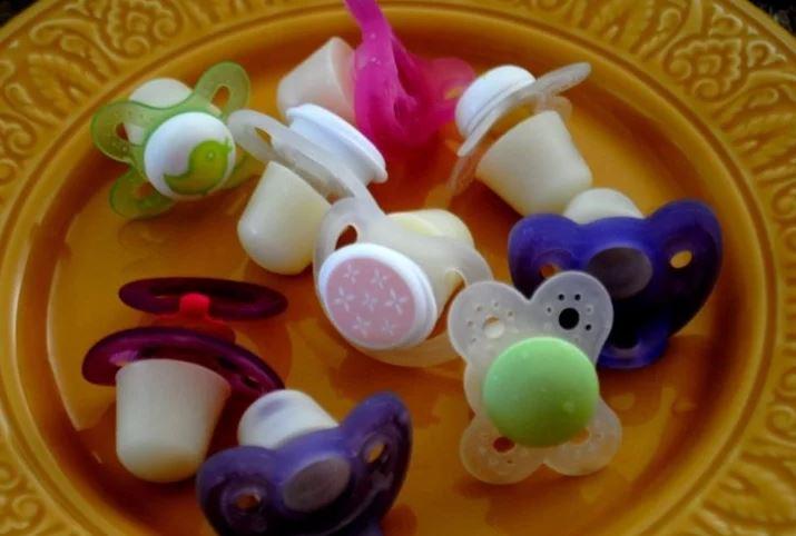 Chupetes con leche congelados. Vía Recreoviral.