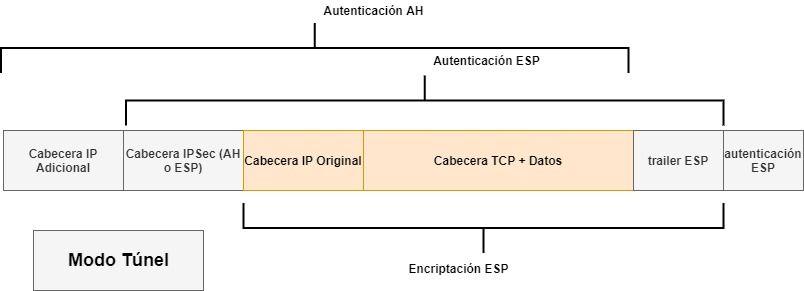 modo túnel ipsec