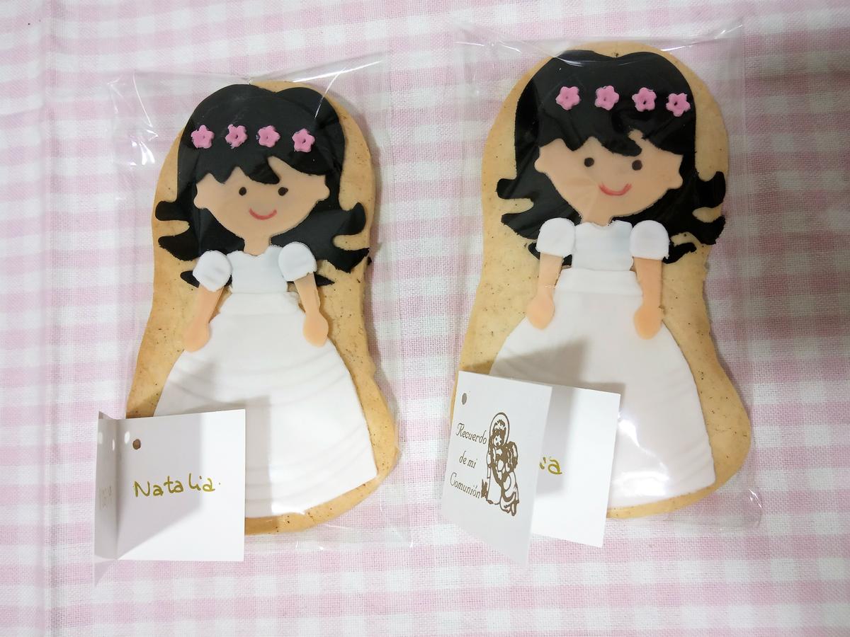 Galletas niña comunión sin gluten