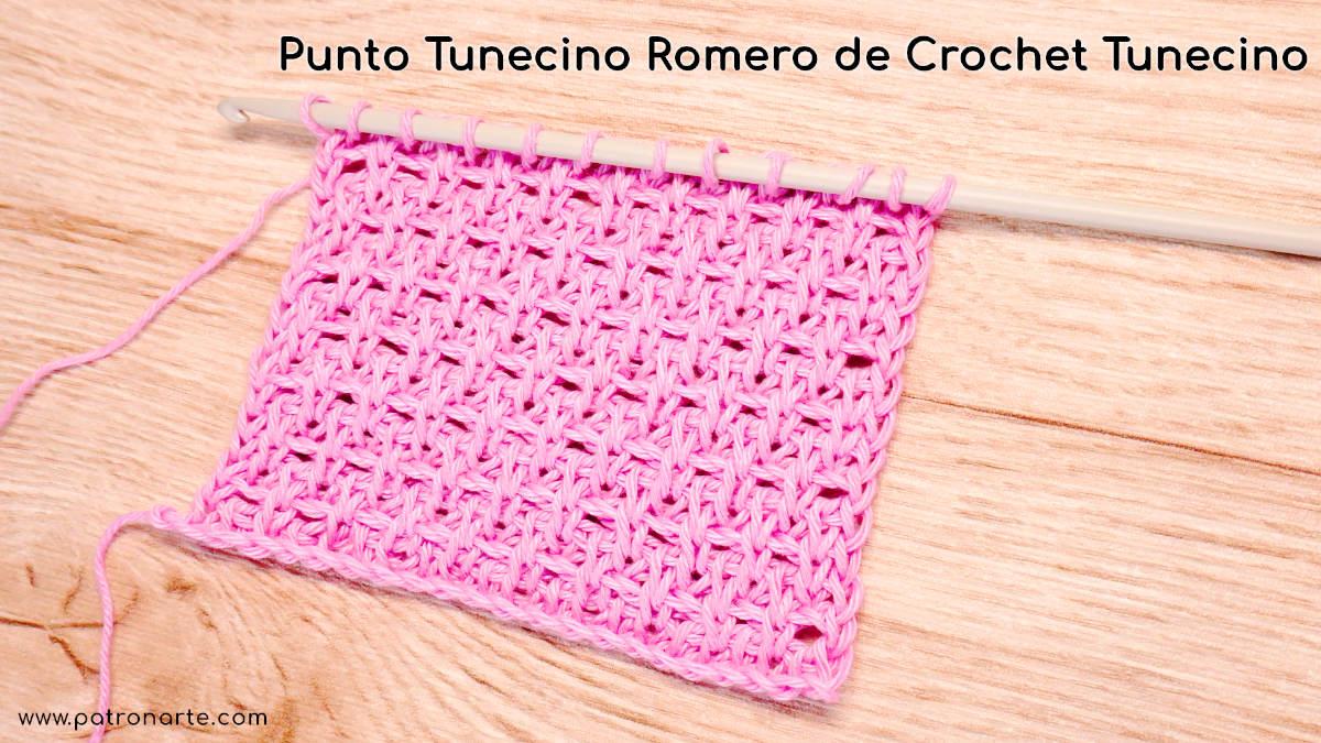 Punto Tunecino Romero de Crochet Tunecino