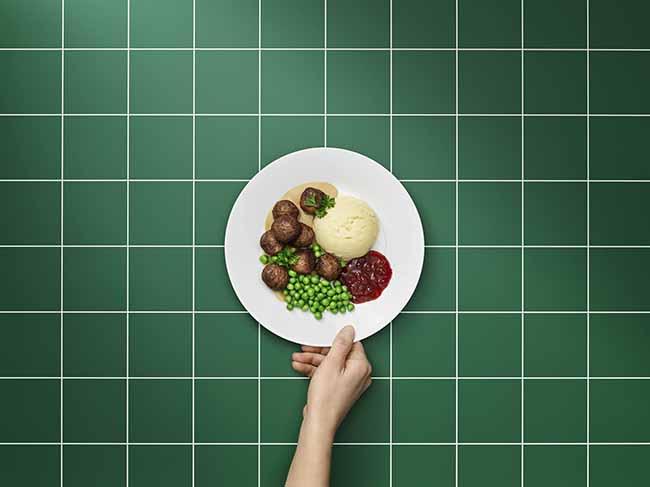 ALBÓNDIGAS DE PROTEÍNA VEGETAL en Ikea