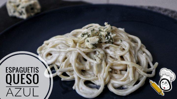 Espaguetis con queso azul en la Olla Gm