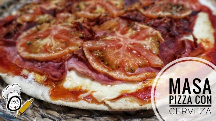 Masa de pizza con cerveza sin levadura Thermomix