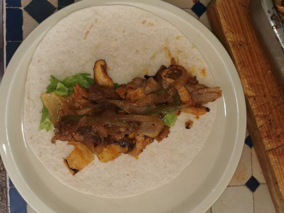 Shawarma de setas