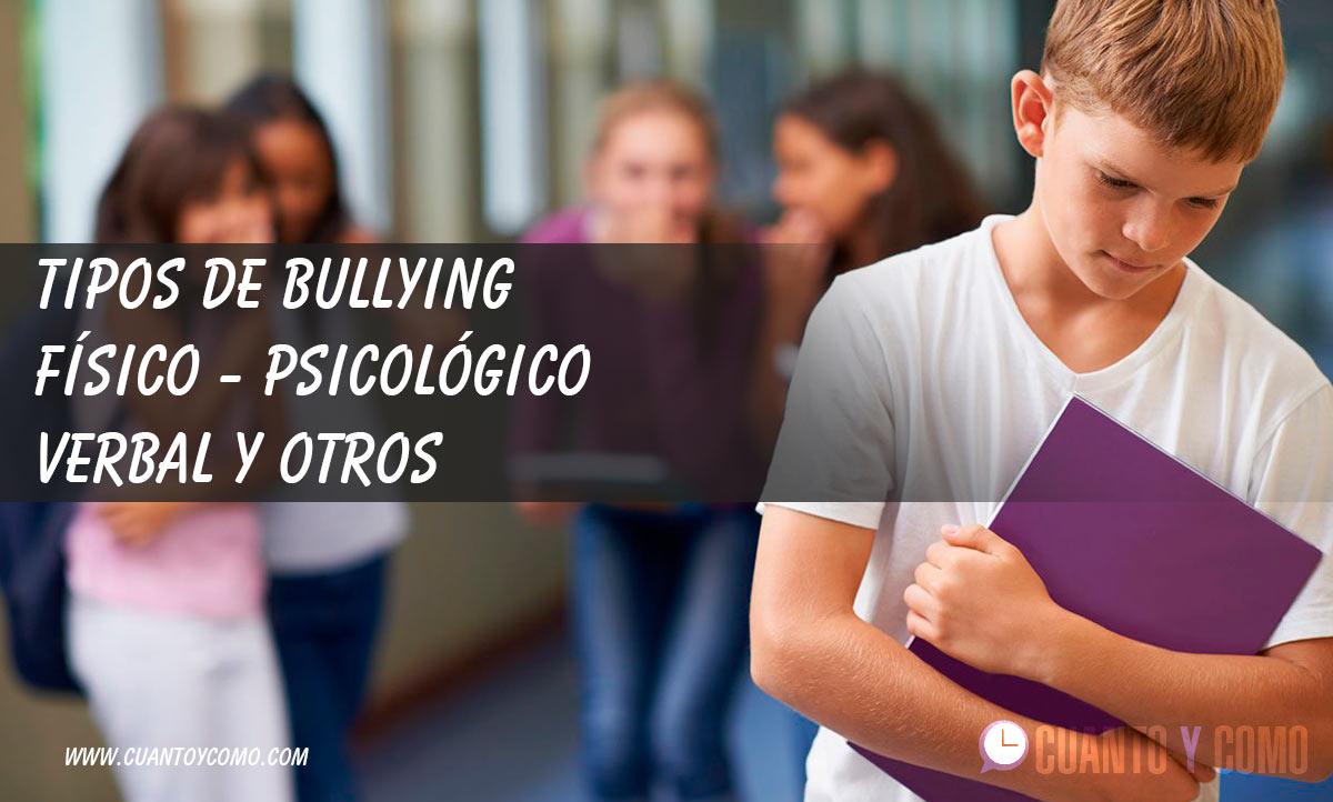 tipos de bullying