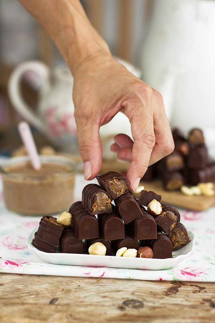 Chocolatinas Kinder Bueno fáciles de hacer y hechas en casa.