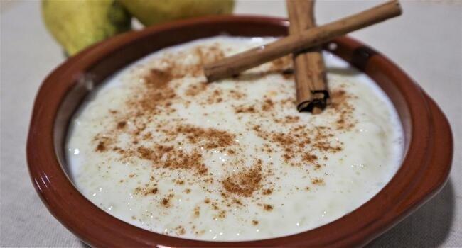 Receta de arroz con leche preparada