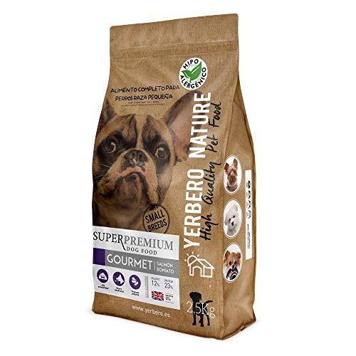 YERBERO Nature Gourmet salmón/boniato Comida Hipoalergénica para Perros de Razas Mini 2,5kg