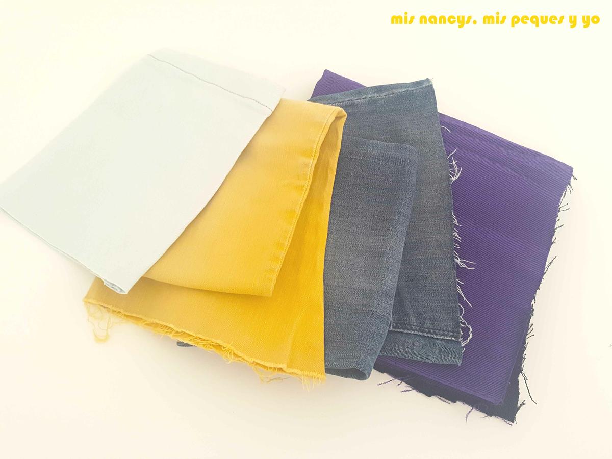 mis nancys, mis peques y yo, tutorial pantalón corto para Nancy, telas