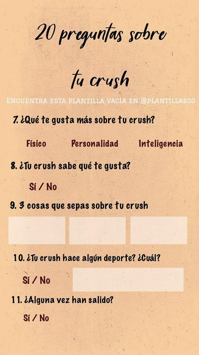 plantilla de 20 cosas sobre tu crush 2