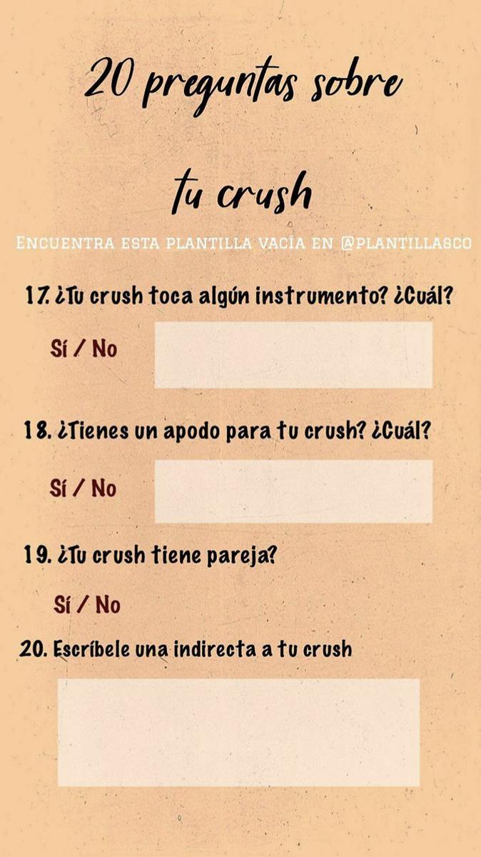 plantilla de 20 cosas sobre tu crush 4