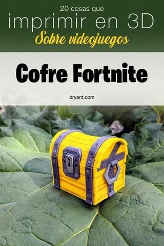 Cofre Fortnite Caja para impresion 3D