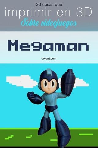 Figura de Megaman para impresora 3D