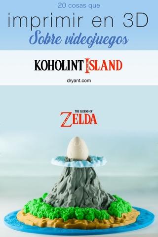 Koholint Isla de The Legened of Zelda para impresion 3D