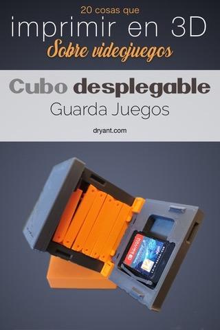 cubo articulado guarda juegos nintendo switch