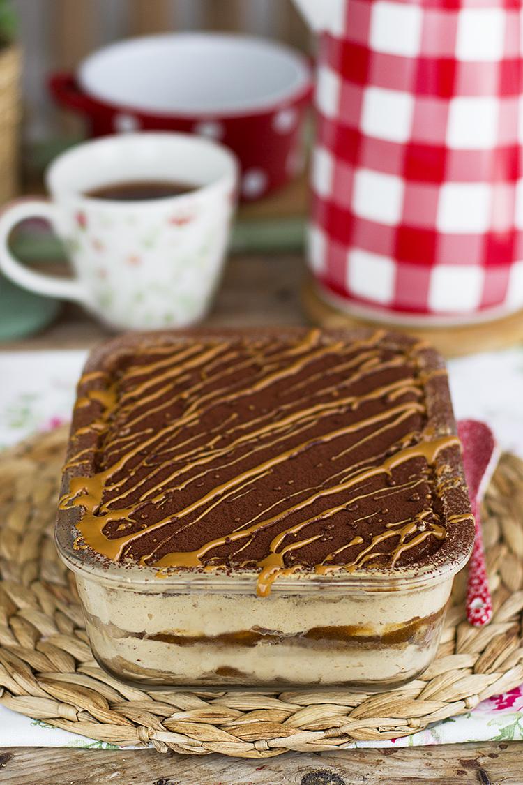 Tiramisu de Cacahuete y Plátano receta fácil, rica e increíble