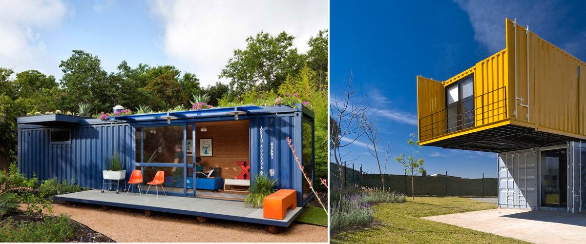 Casas modulares con contenedores
