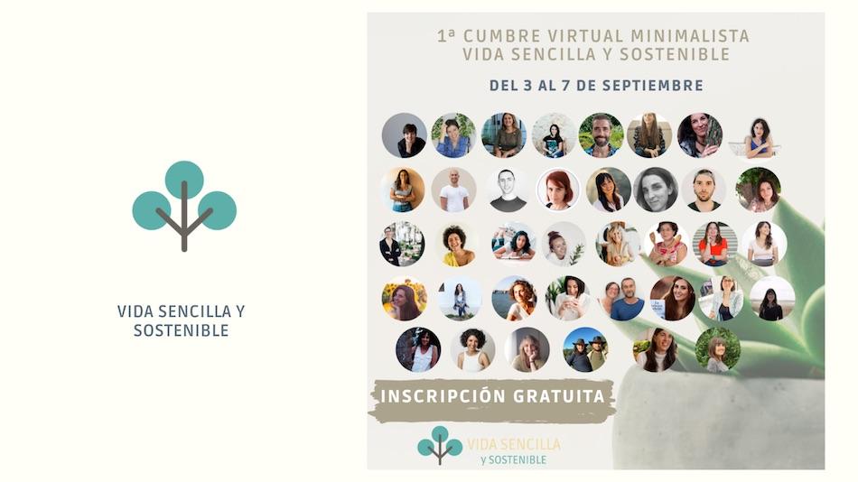 Cumbre minimalista vida sencilla y sostenible para ayudarte a vivir mejor con menos.