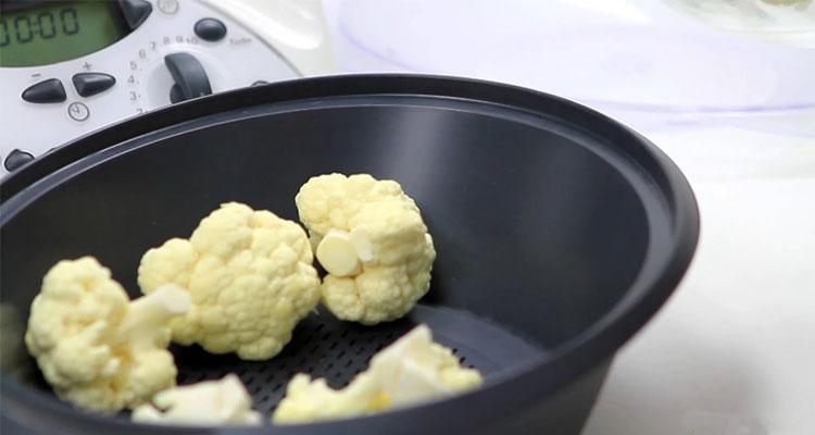 preparar coliflor thermomix