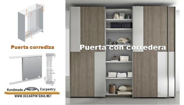 Puerta con corredera