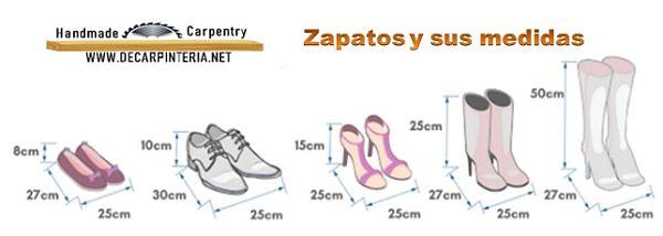 Zapatos y sus medidas