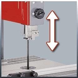 Altura de corte sierra cinta einhell tc-sb 305 u