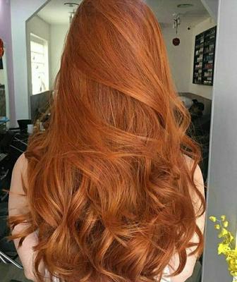 cabello rojo