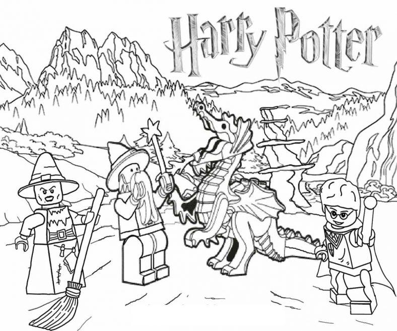 Dibujo de Harry Potter para colorear