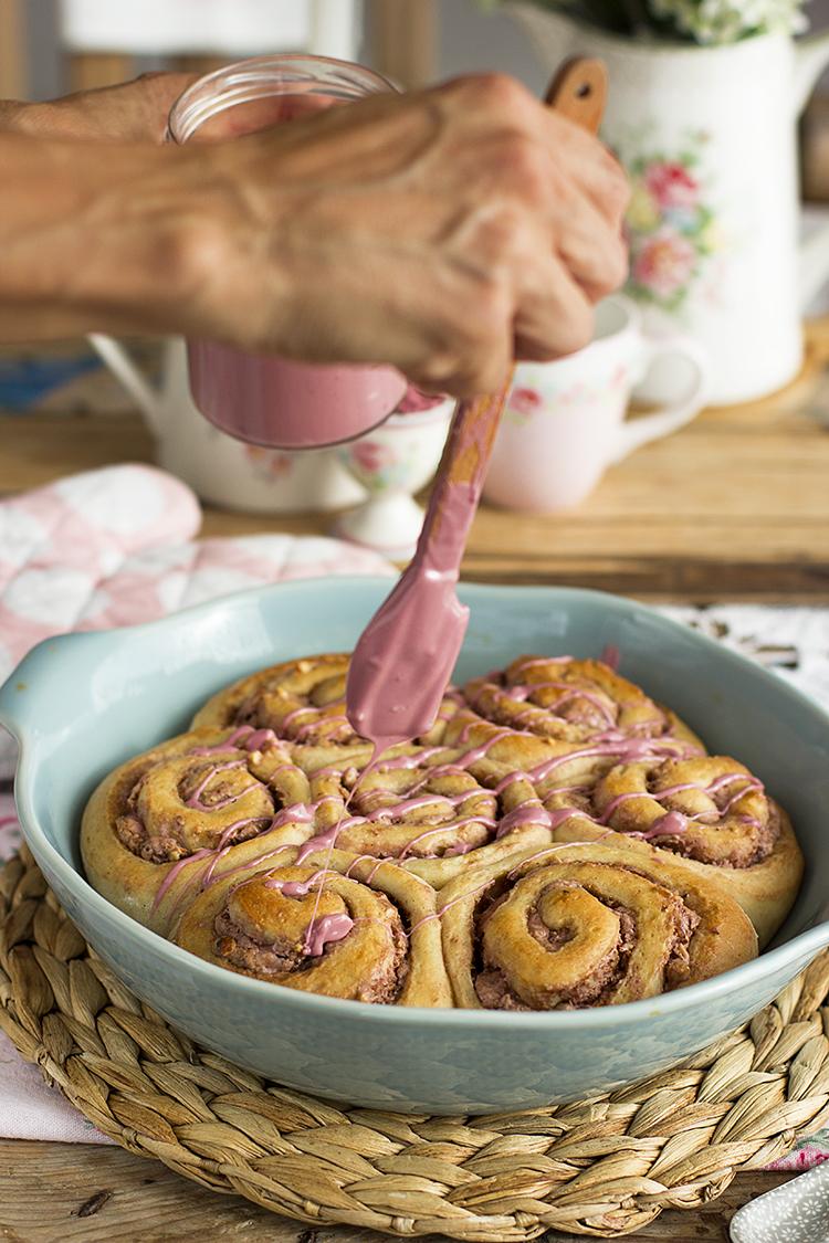 Cinnamon Rolls de Pantera Rosa y sabe igual que los pastelitos!