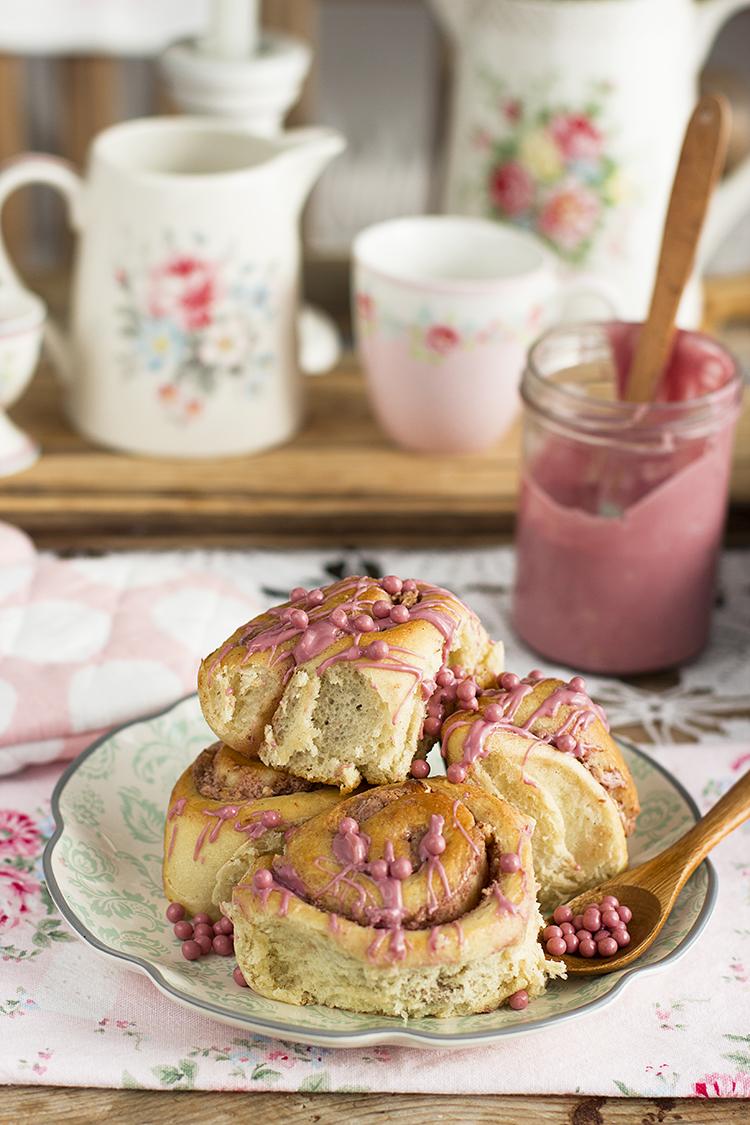 Cinnamon Rolls de Pantera Rosa y sabe igual que los pastelitos!