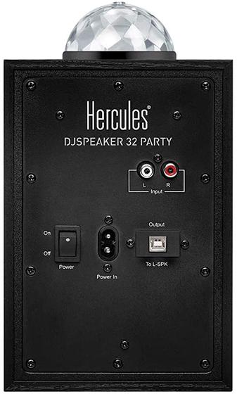 Hercules DJSpeaker 32 Party - Parte trasera