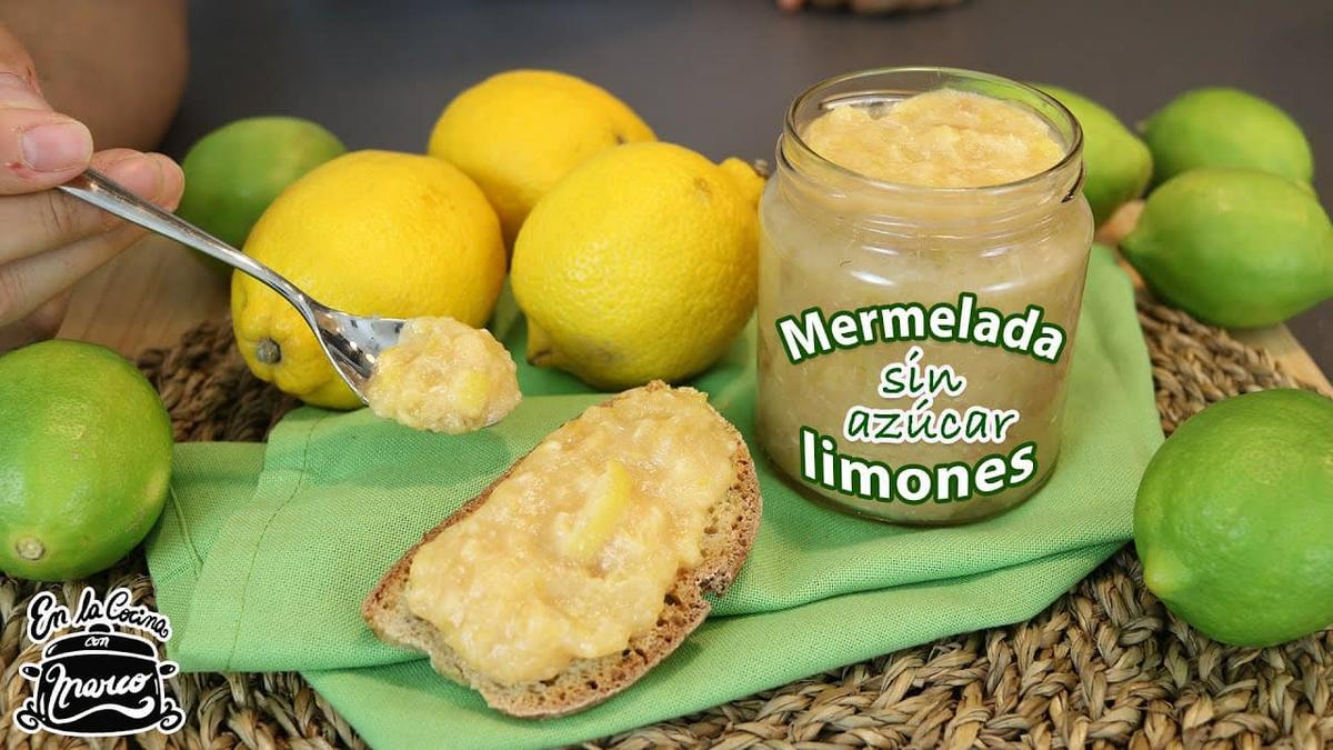 mermelada de limón sin azúcar