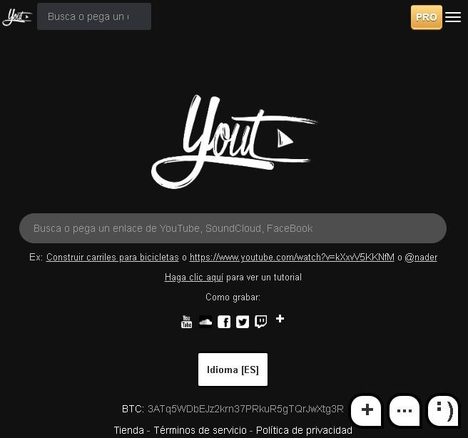 Descargar video con Yout.com, una opción rápida