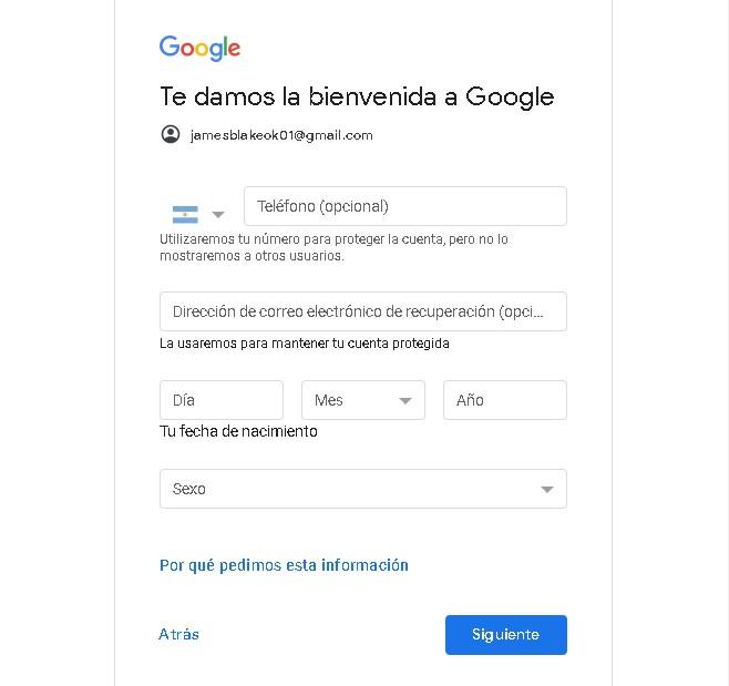 como crear una cuenta de gmail o google paso a paso