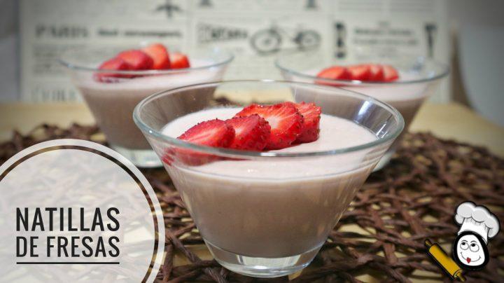 Natillas de fresas con Thermomix
