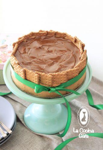 Dile adiós al verano con mi tarta fria de Plátano y dulce de Leche