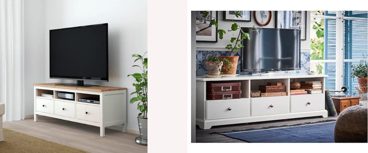 Muebles de TV de Ikea: Hemnes y Liatorp