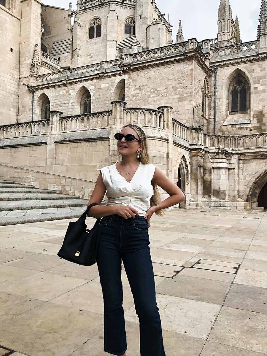 Trini | Khaite jeans Isabel Marant top