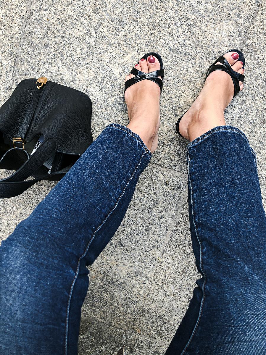 Trini | Khaite jeans Isabel Marant top