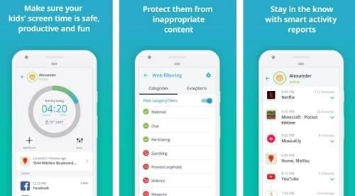 Qustodio family portal