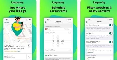 Kid mode de Kaspersky
