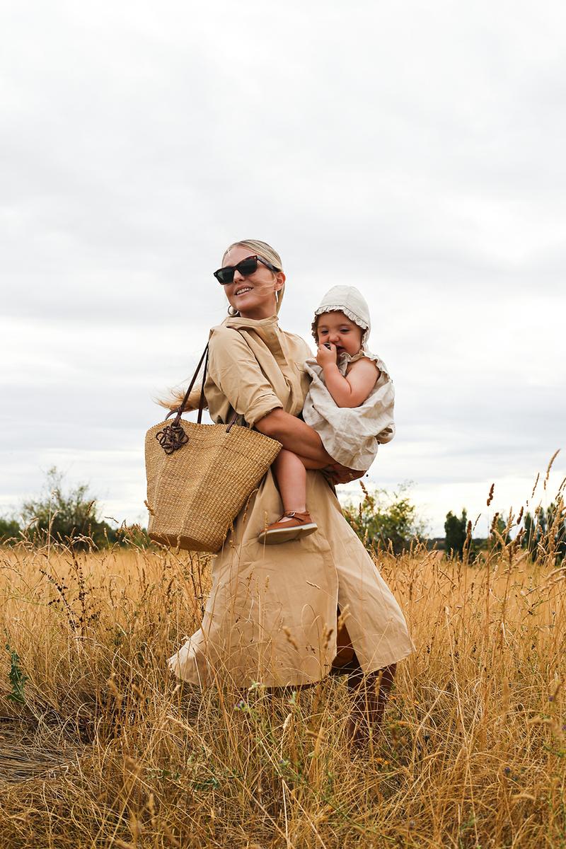 Trini |Skye dress Loewe bag