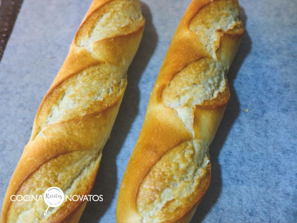 Riquísima Baguette de jamón y queso para cenar